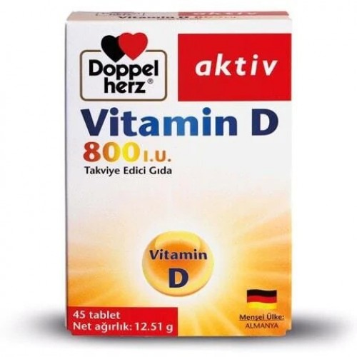 Doppelherz Vitamin D 800 IU 45 Tablet