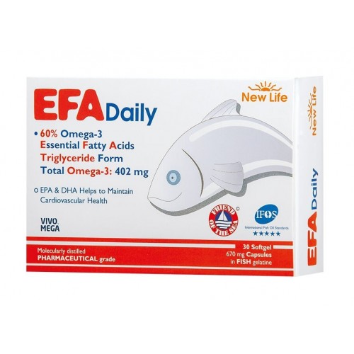 NewLife Efa Daily Omega 3 30 Capsules