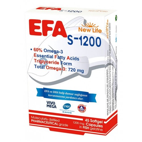 NewLife Efa S 1200 Omega 3 45 Capsule