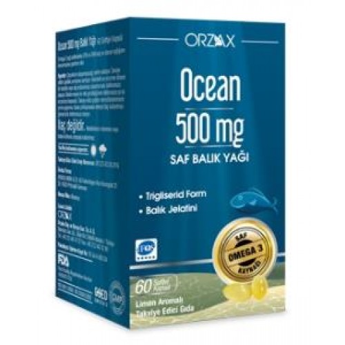 Ocean Fish Oil 500 mg 60 Capsules