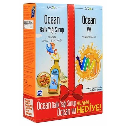 Ocean Orange Fish Oil 150ml Ocean VM Gift