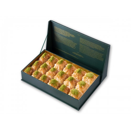 Karakoy Gulluoglu Square Baklava with Pistachio Gift Box